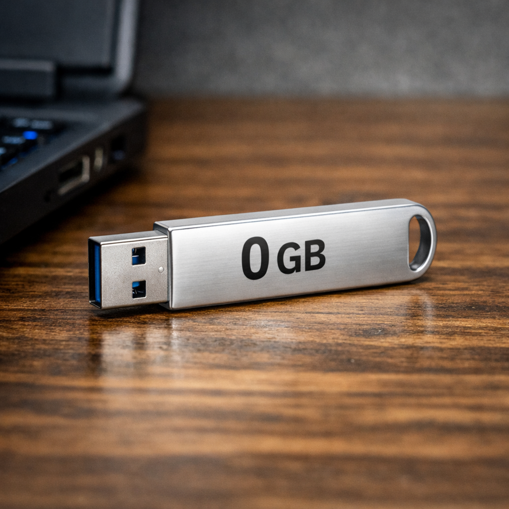 Photo of a 0GB USB drive product