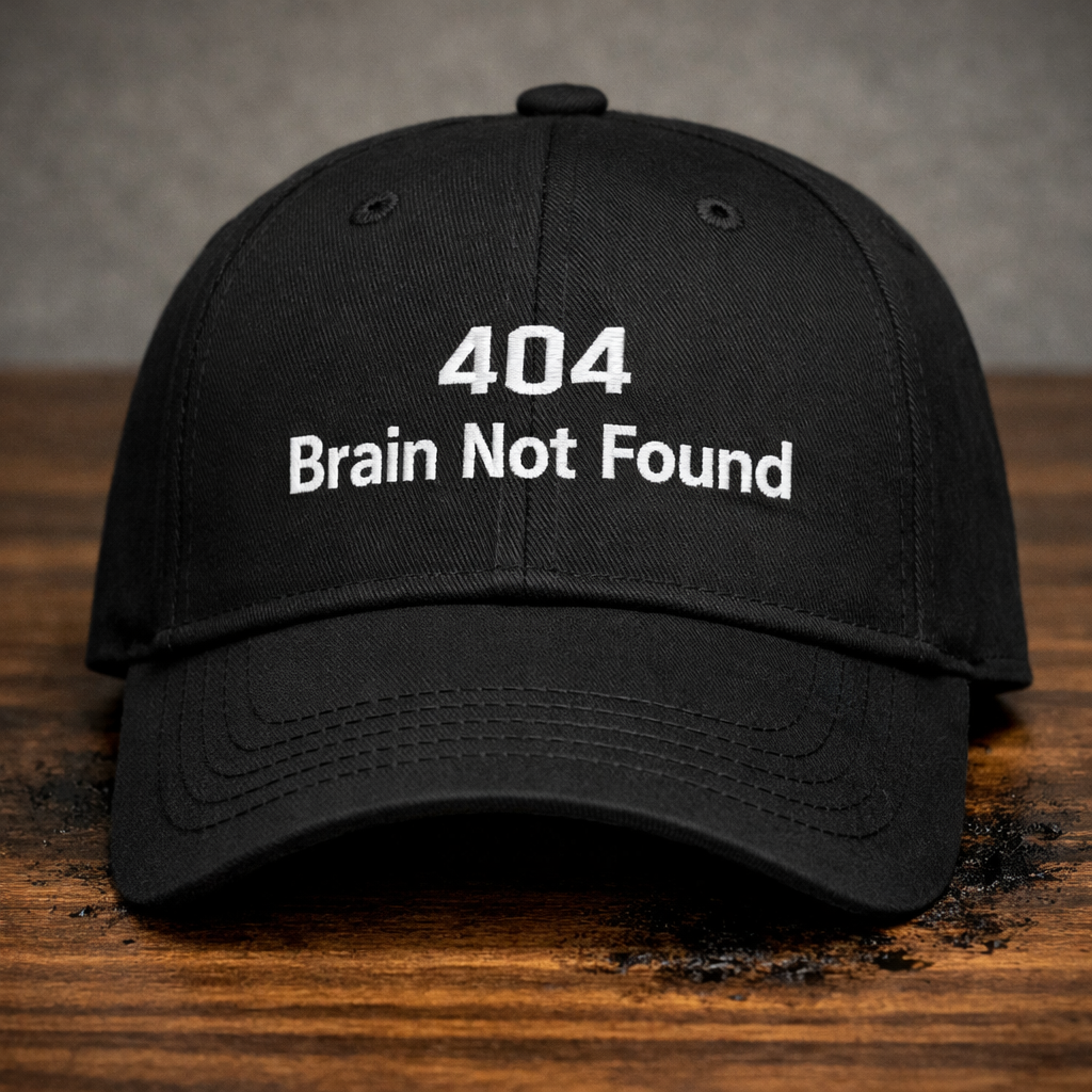 Photo of a 404 Brain Not Found Hat product