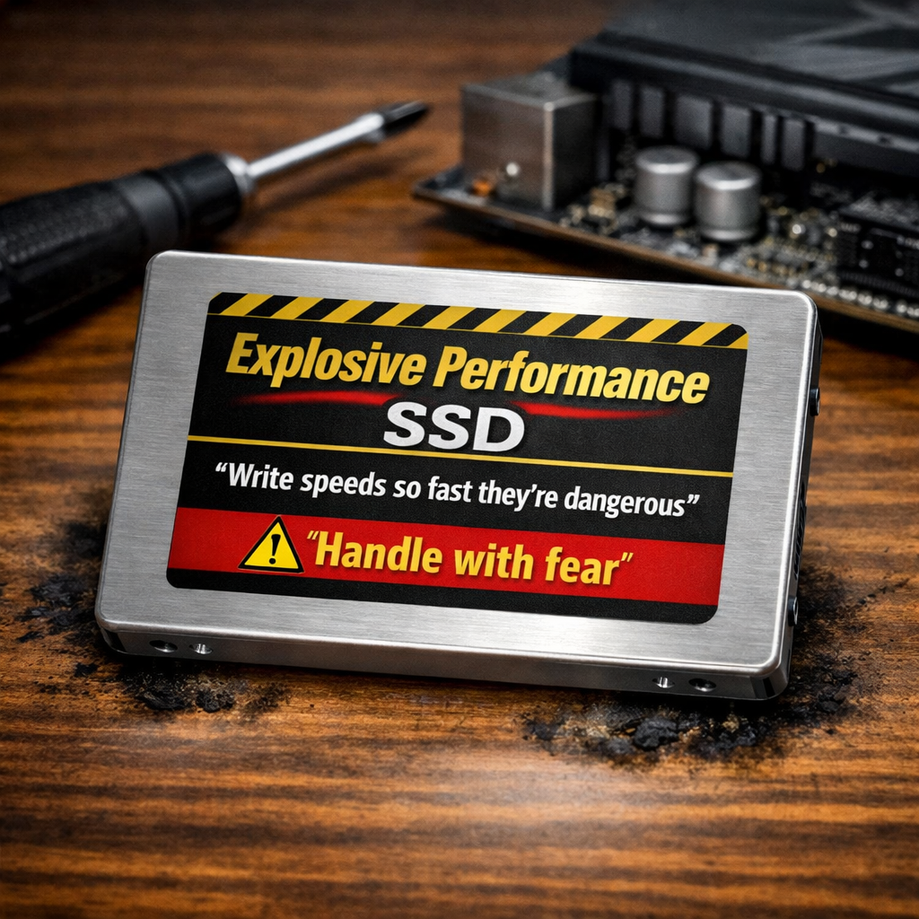 Photo of an Explosive Performance SSD product