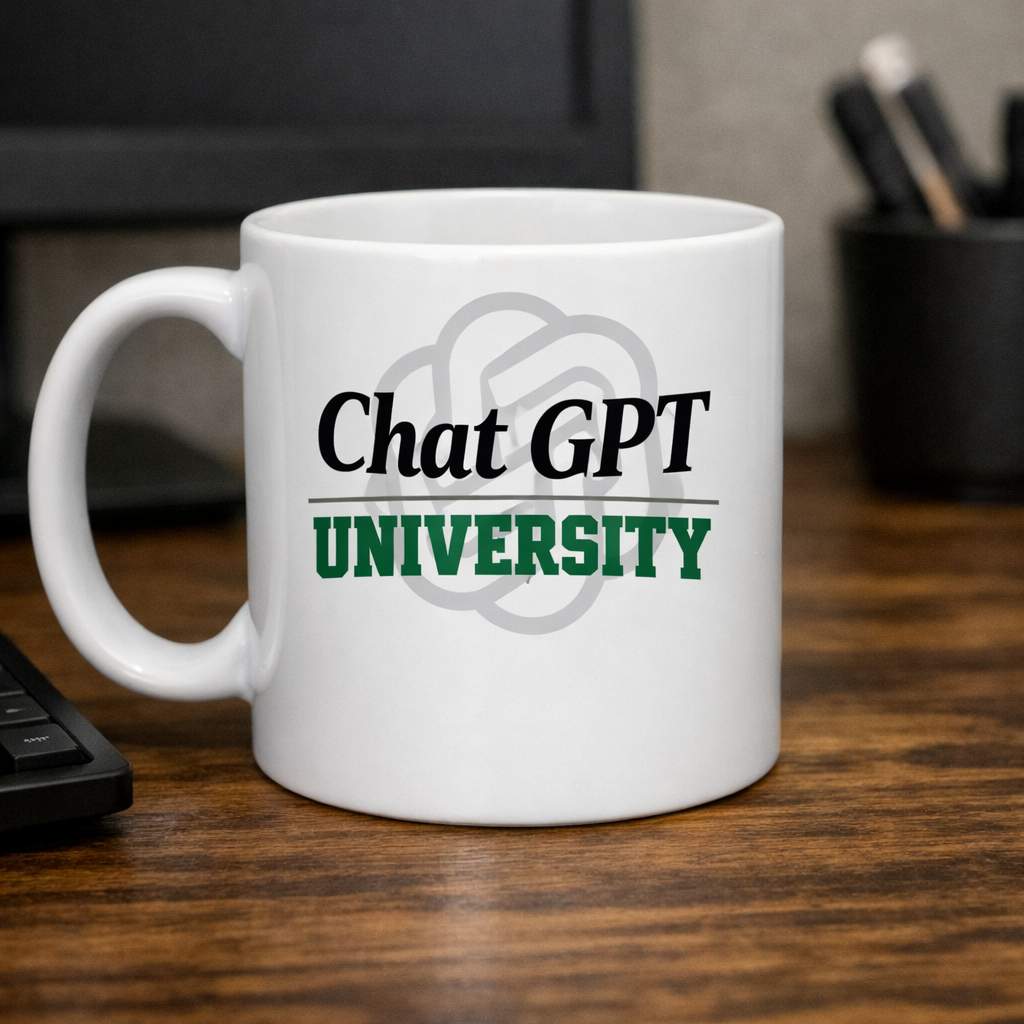 Photo of a Chat GPT University Mug product
