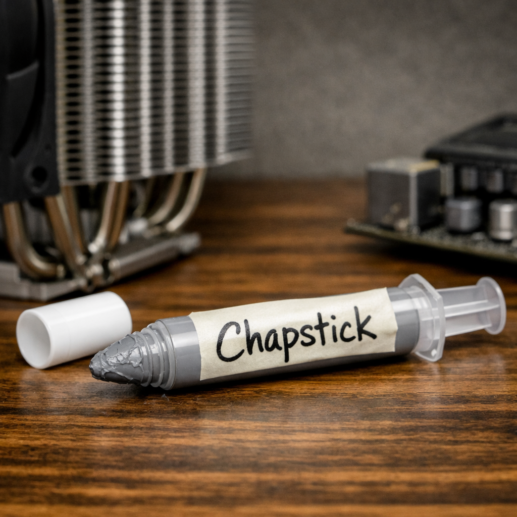 Photo of a Thermal Paste Chapstick product